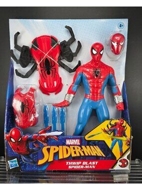 Marvel Spider-Man Thwip Blast Action Figure Set For Ages 4+